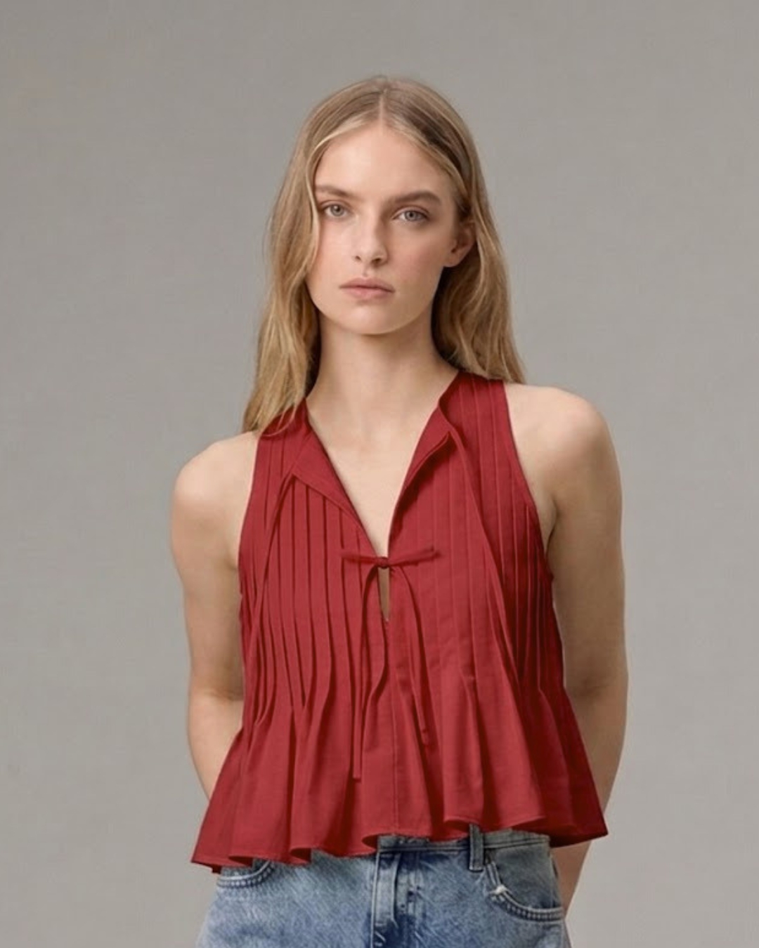 Crimson Petal Top