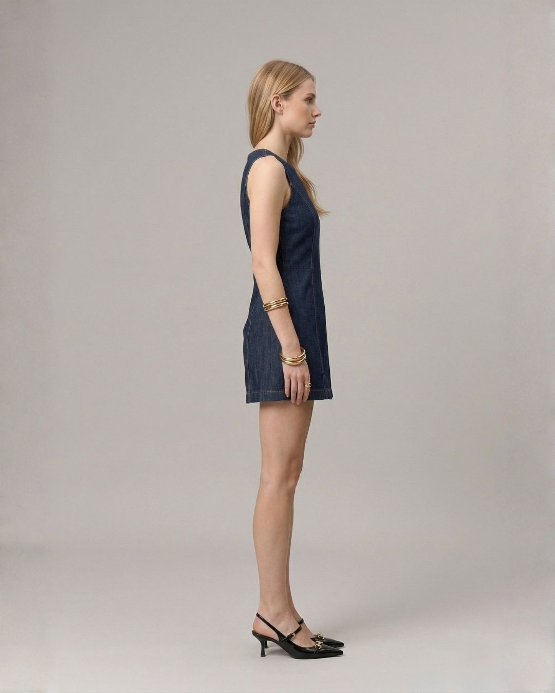 Raw-Cut Metro Dress — alternate view