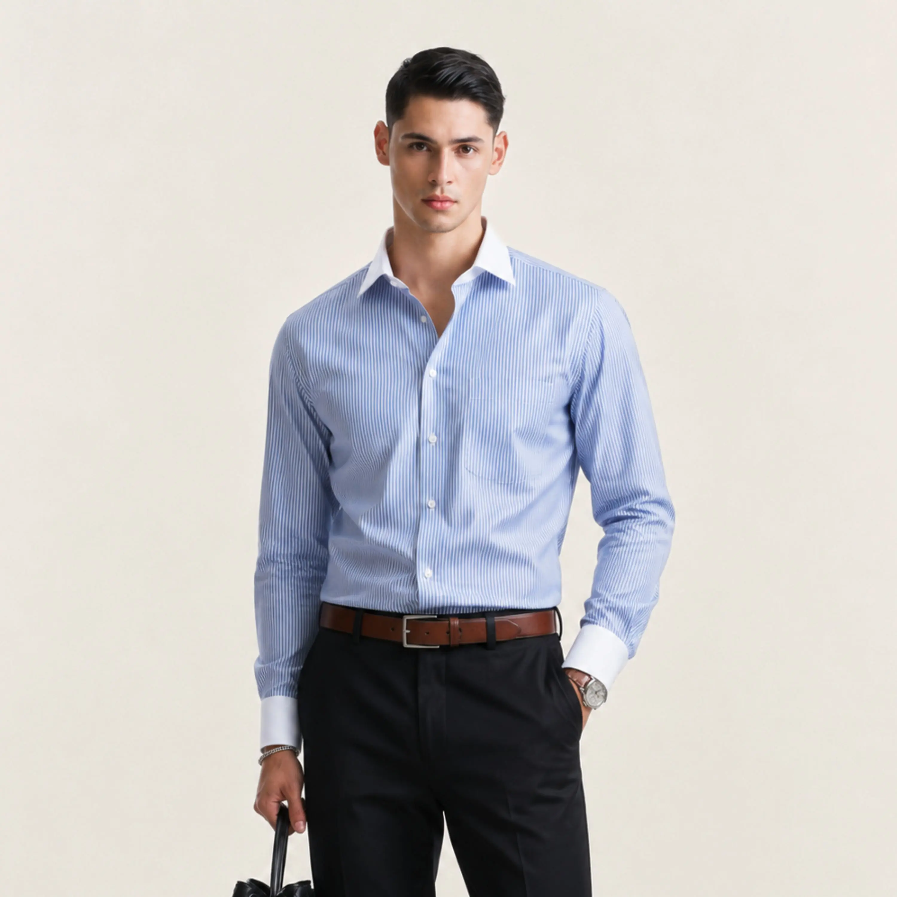 Pinstripe Formal Shirt