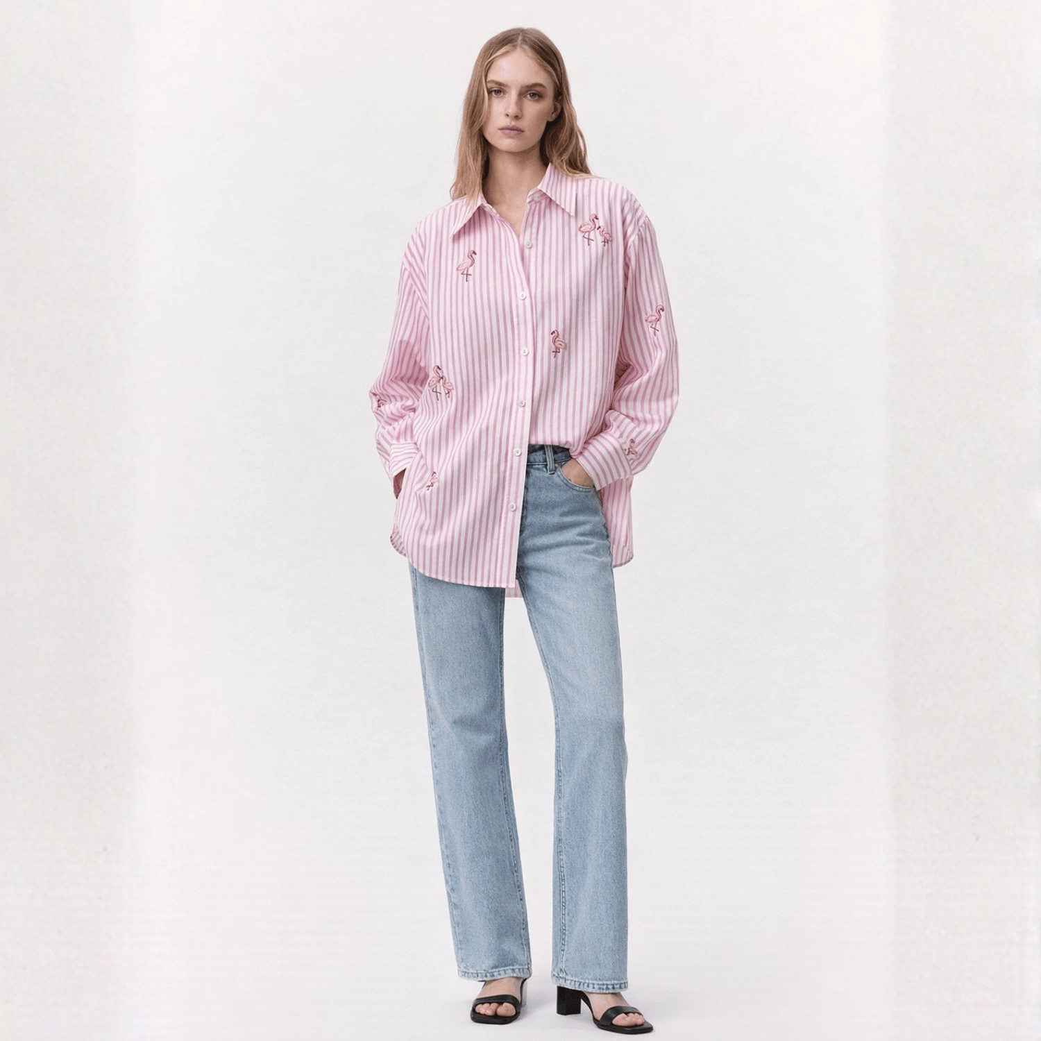 Flamingo Stripe Shirt — view 1