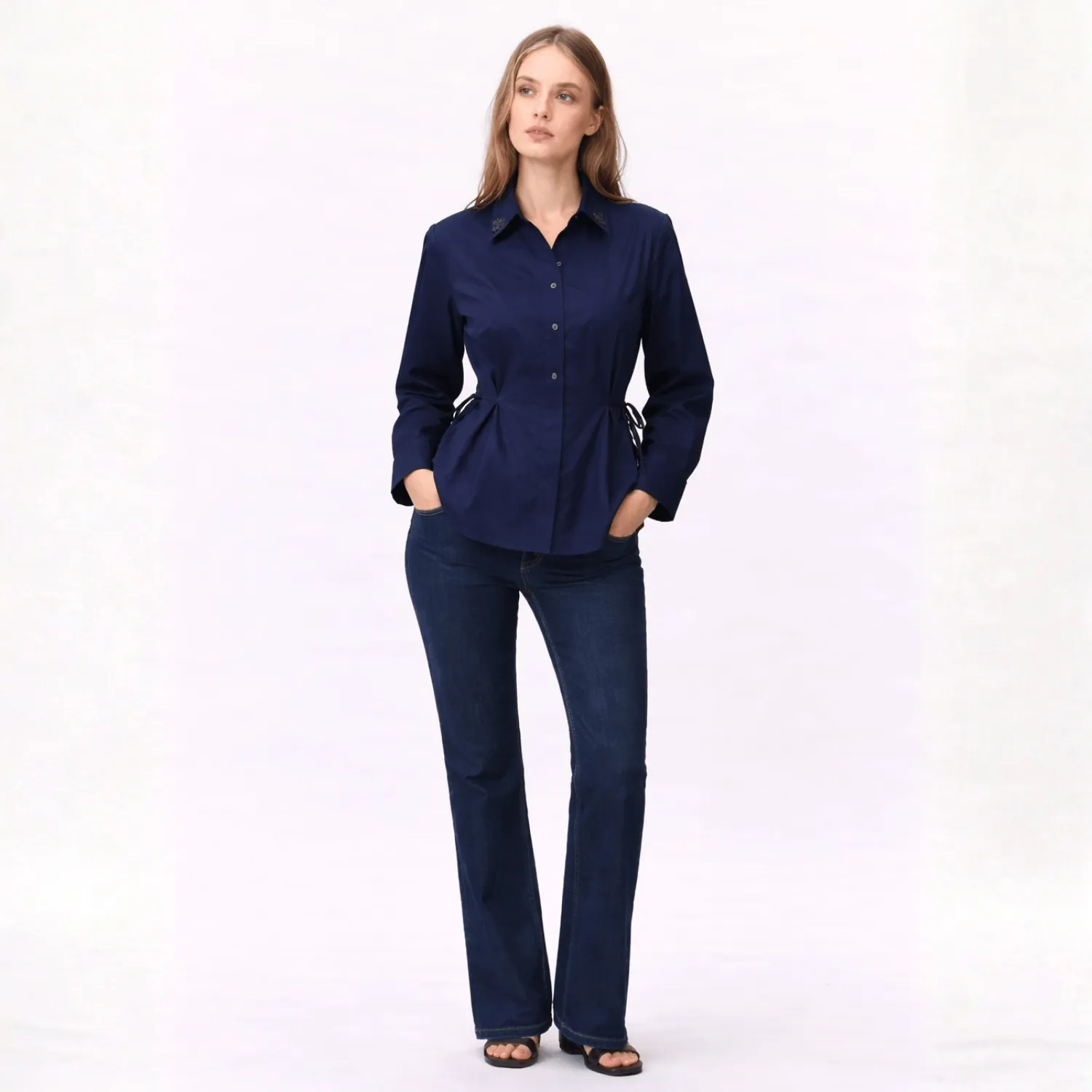 Midnight Broidery Shirt — view 1