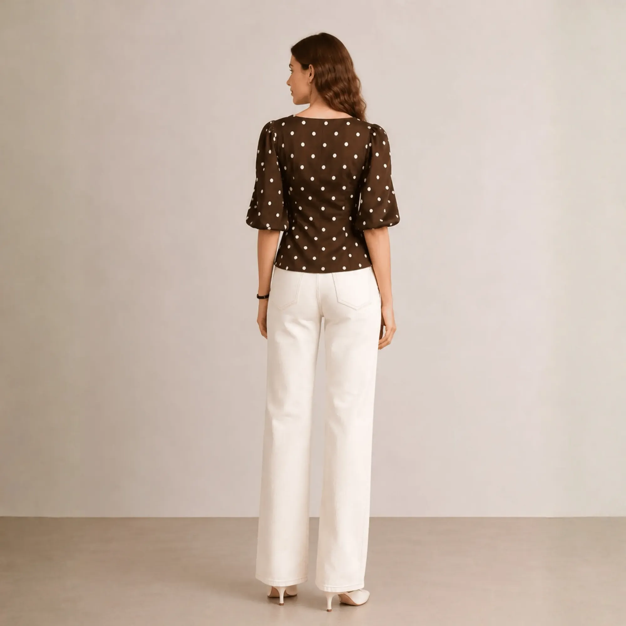 Vintage Polka Top — alternate view